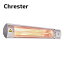 クレスター(Chrester) 200V 2000W フェアリーヒーター HEAT-C-202S　壁・天井取付モデル （シルバー）
