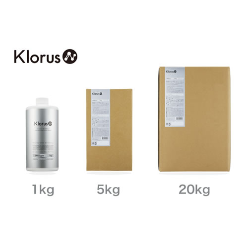 【訳アリ品】Klorus(クロラス)　クロラス酸水　クロラス除菌ウォーター　亜塩素酸濃度8000ppm　1kg　[品質保証期限：2024年9月まで] 【在庫有り】