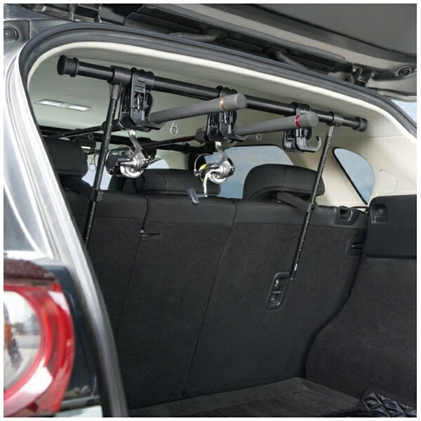 槌屋ヤック(YAC) ロッドホルダー車内用SUVセット ロッドホルダー×3 グリップバー×1 シートバックバー×1【在庫有り】