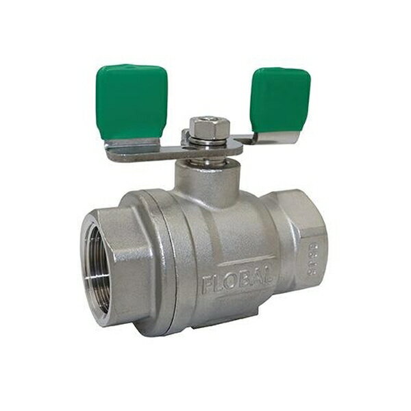 フローバル ステンレス製(316) フルボアウィングバルブ V06W-08 1