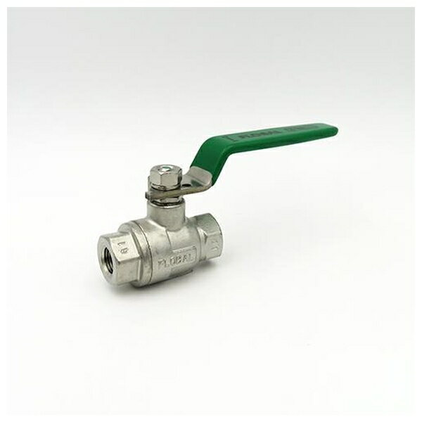 フローバル ステンレス製 フルボアボールバルブ V06-16 2