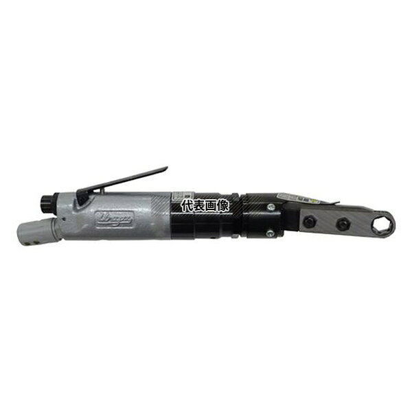 商品の特徴 瓜生製作 ラチェットレンチ URW-60R(10) (0120URW60R(10)) ●狭いスペースの締付作業に最適です。●ツールを裏返して使うと、逆回転作業も可能です。 製品仕様 ●最大締付トルク(N・m)：11 ●能力ボルト径(mmφ)：6 ●無負荷回転数(rpm)：210 ●空気消費量(m3/min)：0.28 ●全長(mm)：288 ●能力ボルト径(mm)：6 ●無負荷回転速度(rpm)：210 ●質量(kg)：1.15 ●騒音レベル(db(A))：85 ●振動の加速度(m/s2)：3.4 ●ホース口金取付ネジ：Rc1/4 ●推奨ホース内径(mm)：9.5 ●最大トルク値(N・m)：11