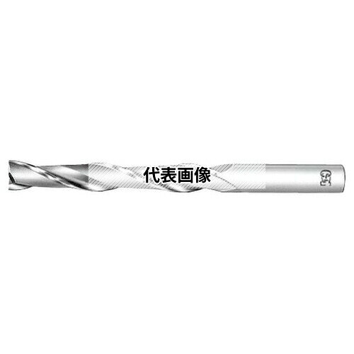 オーエスジー：MG-EXDL 6 (8539312) 切削工具_エンドミル_スクエアエンドミル_スクエアエンドミル（超硬） ●2刃超ロング形超硬エンドミルです。 製品仕様 ●外径：6 ●全長：80 ●刃長：40 ●刃径：6 ●ねじれ角：30° ●コーティング：ノンコート ●商品タイプ：6炭素鋼・合金鋼・プリハードン鋼・工具鋼(〜40HRC)、プリハードン鋼・焼入れ鋼(〜45HRC)、鋳鉄・ダクタイル鋳鉄、銅合金、アルミ合金 ●呼び：6 ●表面処理：ノンコート