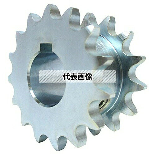 片山チエン：FBN40SD17D30UC 機械要素部品_伝動部品_スプロケット_スプロケット ●仕様：新JISキー溝仕様/チェーンピッチ：12.70mm/歯幅：7.2mm ●機械構造用炭素鋼 ●歯先高周波焼入 ●三価ユニクロメッキ（白）鉄製軸穴完成系スプロケットホイルです。 ●新JISキー加工済みで、セットスクリュー（ホーローセット）も挿入しており袋を空ければ即ご利用いただける製品です。 製品仕様 ●外径Do(mm)：76 ●ピッチ径Dp(mm)：69.12 ●ボスBD(mm)：54 ●総幅BL(mm)：35
