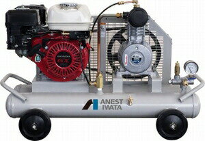 アネスト岩田 エンジンツキコンプレッサ PLUE37C-10 [法人限定]