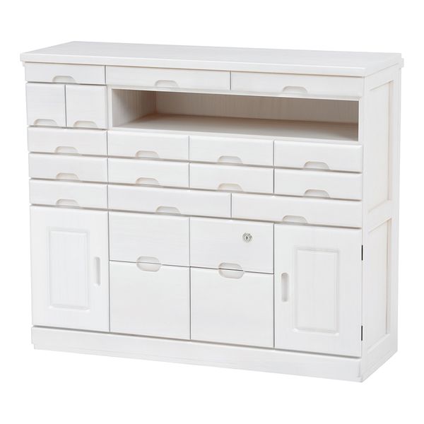 萩原 FAX台 ホワイトウォッシュ MFX-6232WS [2101644000]