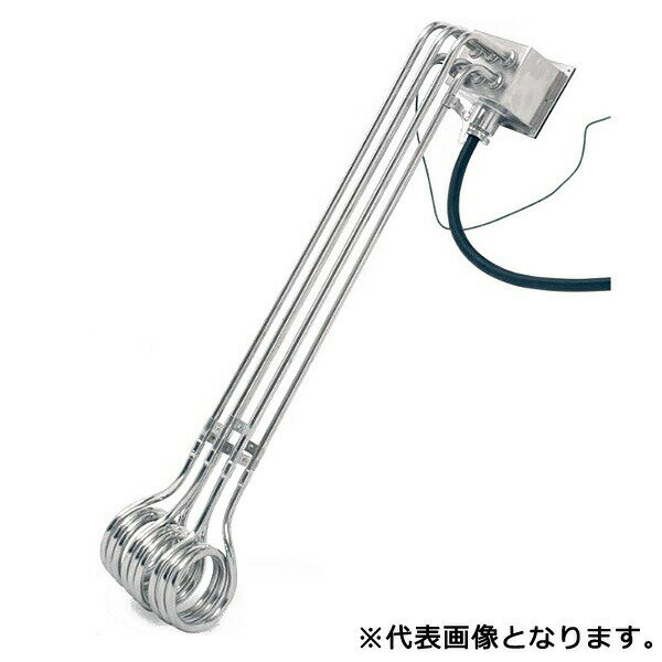 八光電機 BAB3250 油用投込ヒーター /3相200V5KW　パイプ径：Φ12mm　発熱部：420×120×80mm