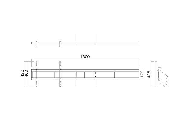 ハヤミ工産(HAMILex) PHP-S8206Y シルバー マルチ金具(左右2連) [時間指定不可][法人限定] [2]
