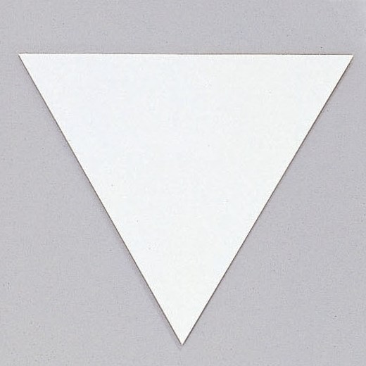 光 サイン 200mm×200mm×1mm 反射シート+ABS樹脂 裏貼(内側)非常進入ロ用テープ付(PK232)