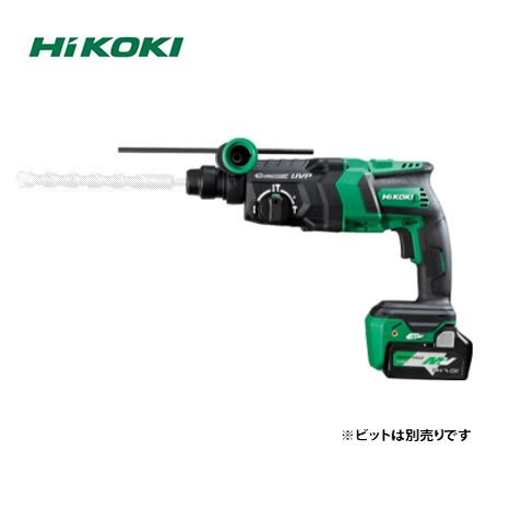 HiKOKI（日立工機） マルチボルト（36V）コードレスロータリハンマドリル DH36DPE（2XP) 本体・電池×2個・充電器・ケース付