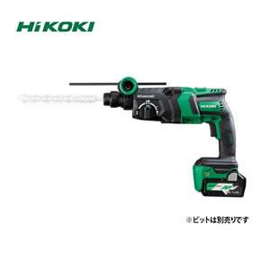 HiKOKI（日立工機） 18V コードレスロータリハンマドリル DH18DPC(2XP) 本体・電池×2個・充電器・ケース付