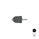 HiKOKI(日立工機) キーレスドリルチャックアダプタセット(6.35mm) No.0032-9696