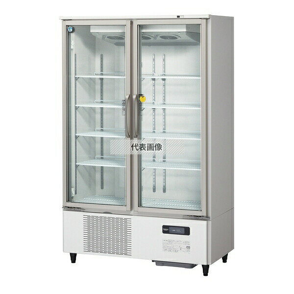 商品の特徴 ホシザキ(HOSHIZAKI) リーチイン冷凍ショーケース USF-120AT3 内容:546L 2電源必要 幅:1200mm ●取り出しやすいスイング扉 庫内がスッキリ見えて、開きやすいスイング扉を採用しています。 ●インバーター制御搭載 従来一定であるモーターの回転数を必要に応じて可変させることで、省エネにつながります。 ●マイコン制御で庫内温度を確実に管理 庫内温度がひと目でわかるデジタル温度表示を採用。庫内温度は1℃単位で正確にマイコン制御。また、霜取中の表示や、エラーの表示もおこないます。 ●視認性の良いワイドな複層ガラス扉 ガラス面の結露を低減することができる、複層ガラスを使用しています。 ●小さなビンも安定する棚網 15mmピッチの棚網を採用。小さなビンでも安定して設置することができます。 ●白と木目調から外装が選択可能 本体色は、お店をイメージアップする、明るい白と格調高い木目調の2色から選べます。 ●フィルターの出し入れがもっとカンタンに フロントパネルを開けることなく凝縮器フィルターを取り外すことができるので、日ごろの掃除がいっそうラクになりました。 ※フィルターを出し入れする際、扉を開ける必要があります。 ●排水工事不要の除霜水強制蒸発式 除霜水を機械室内のドレンパンで受け、専用のファンにより強制蒸発させるので排水工事が要りません。 ※梅雨期・夏期など周囲が多湿なときは、排水量が増えますので毎日確認してください。 ●カードホルダー付 棚網の前面に商品名や価格を表示するのに便利なカードホルダーが付いています。※庫内温度（周囲温度30℃）-20℃以下 ※アイスクリームの貯蔵は専用の冷凍庫をご使用ください。 製品仕様 ●分類：リーチイン冷凍ショーケース ●型番：USF-120AT3 ●電源：単相100V 50/60Hz 0.43kVA(4.3A) 三相200V 50/60Hz 1.62kVA(4.7A) ●消費電力：単相 冷却時379/389W 霜取時314/314W 三相 冷却時751/751W 霜取時639/639W ●容量：定格内容積546L ●サイズ：幅1200×奥行650+50×高さ1945mm ●備考： ホシザキ(HOSHIZAKI) リーチイン冷凍ショーケース　ロングガラス扉 ユニット下置き 型式幅奥行高さ要領目安その他 USF-120AT31200650+501945定格内容積546L USF-120AT3-B1200650+501945定格内容積546L外装木目 USF-120A31200800+501945定格内容積760L USF-120A3-B1200800+501945定格内容積760L外装木目 USF-180AT31800650+501945定格内容積844L USF-180AT3-B1800650+501945定格内容積844L外装木目 USF-180A31800800+501945定格内容積1174L USF-180A3-B1800800+501945定格内容積1174L外装木目 ホシザキ(HOSHIZAKI) リーチイン冷凍ショーケース　ロングガラス扉 ユニット上置き 型式幅奥行高さ要領目安 FS-63A6258001970定格内容積364L FS-63A36258001970定格内容積364L FS-120A312006501970定格内容積783L FS-63AT6256501970定格内容積264L FS-63AT36256501970定格内容積264L FS-120AT312008001970定格内容積569L■■　お届けに関するお願い　■■ ●基本的に1階車上渡しの対応でございます。 　配送はドライバー1名で伺うため、トラック上からの荷下ろし機材(人員)等のご準備をお願いします。 ●大型商品のため、到着日時の指定はできません。 　基本的に日中便9：00−17：00時頃着(土日不可)です。 ●お届け先までトラックが入れない場合は、入れるところまでまたは配送会社営業所での商品お渡しとさせて頂く場合がございます。 ●お届け日に不在(15分を超える待機含)または周辺の道路状況等で持ち戻りや再配達等が発生した場合、別途費用を請求させて頂きます。(お届け先まで配送トラックが進入できない等) ●不在置きは対応しておりません。 ●簡易梱包での配送ですので、ご到着時に商品にヘコミやキズがないかご確認をお願いします。 　後々のご連絡ではご対応できかねますので予めご了承くださいますようお願い致します ※※運搬・搬入・設置・既存品撤去等をご希望の場合にはお見積り致しますのでお問い合わせください。 ■■　ご連絡先について　■■ ●お届け当日は、連絡先の電話番号は必ずつながるようにお願いします。 　配送ドライバなどから連絡させていただく場合がございます。 ●弊社からの確認等でお客様にご連絡が取れない場合は自動的にキャンセルとさせて頂きます。 　ご購入前に楽天市場にご登録のメールアドレス、電話番号をご確認の上、ご注文をお願い致します。 ※必ず配送時にご連絡がとれる電話番号(配送先)をご登録くださいますようお願い申し上げます※