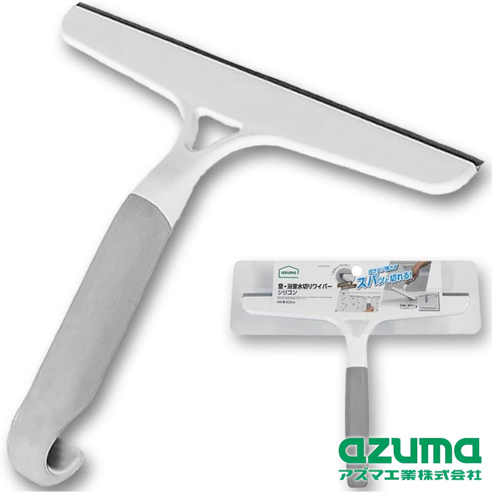 azuma(アズマ工業) BT762 窓 浴室 水切り ワイパー シリコン | 拭き幅24cm 浴室 水切りワイパー シリコ..