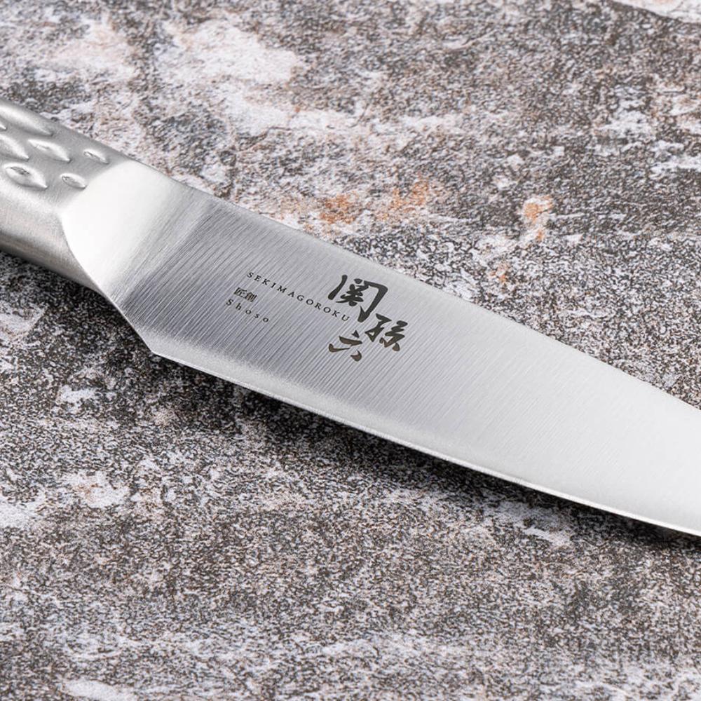 Seki High-Carbon Steel 90mm Santoku (All-Purpose Knife) | Japanese Kitchen Knife – view 2