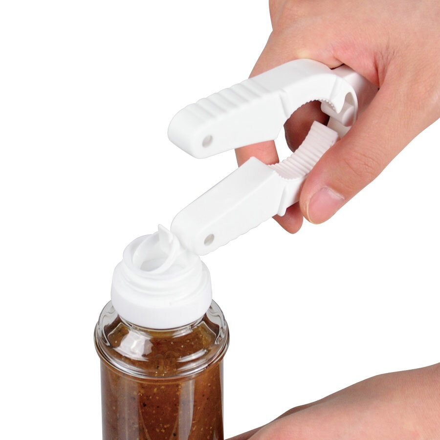 【2個セット】Simple Use マルチオープナー(マグネット付) | マグネット付 オープナー キャップ プルタブ 日本製 ホワイト 蓋 中栓 マルチ 中栓開け ペットボトル キャップ開け 時短