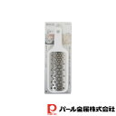 パール金属 Simple Use エッチング軽い力で大根おろし器 | ホワイト エッチング おろし器 大根 軽い力で 大根おろし ダイコン 山芋 ニンニク 生姜 しょうが チーズ おろし 器 プレート だいこん ふわふわ 食感 粗め 細かめ 簡単 軽量