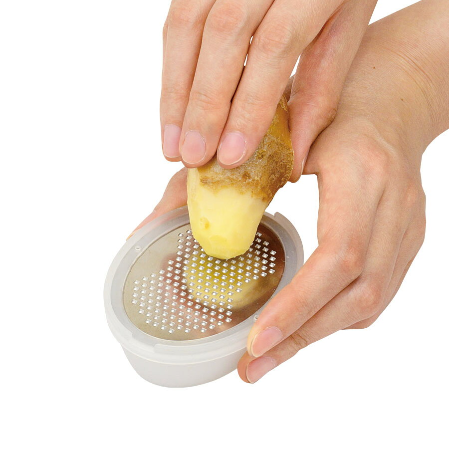 【2個セット】Simple Use しょうが・にんにく薬味おろし器(容器付) | しょうが 容...