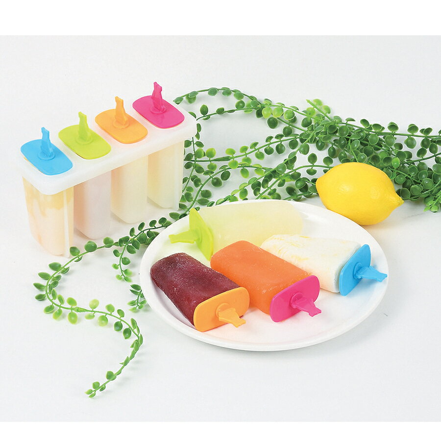 パール金属 シャリット しろくまくんアイスキャンディーメーカー | シャリット しろくまくん アイス 手作り お菓子作り 簡単 カラフル おうち時間 子供 パーティー キッチン用品 家庭用 シャリットNo アイスポップ 製氷皿 型 奥行70 2