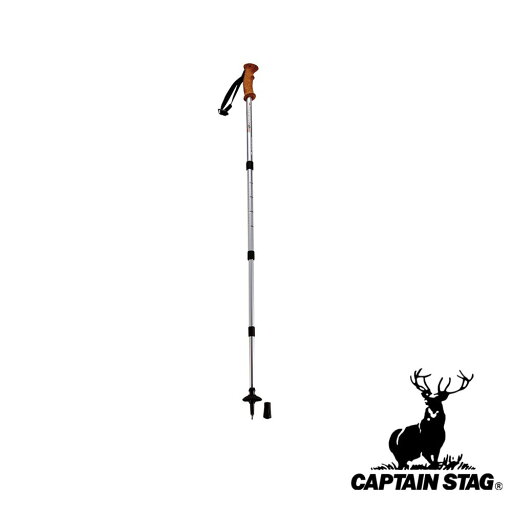 キャプテンスタッグ(CAPTAIN STAG) FEEL BOSCO トレッキングステッキ ベントグリップ (4段スライド式) | 4段スライド式 アウトドア ハイキング 登山 シルバー ステッキ メンズ レディース スライド式 I型 4段 キャプテンスタッグ(CAPTAIN STAG) FEEL BOSCO トレッキングステッキ ベントグリップ (4段スライド式) | 4段スライド式 アウトドア ハイキング 登山 シルバー ステッキ メンズ レディース スライド式 I型 4段