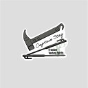 【お得な2個セット】キャプテンスタッグ(CAPTAIN STAG) CSデザインステッカー(ハンマー&ペグ)73×60mm | ハンマー ペグ ステッカー アウトドア シール(4)