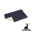 キャプテンスタッグ(CAPTAIN STAG) CS ファイバーダウン ブランケット120×75cm(ブラック×アイボリー) | アイボリー ブラック ブランケ...