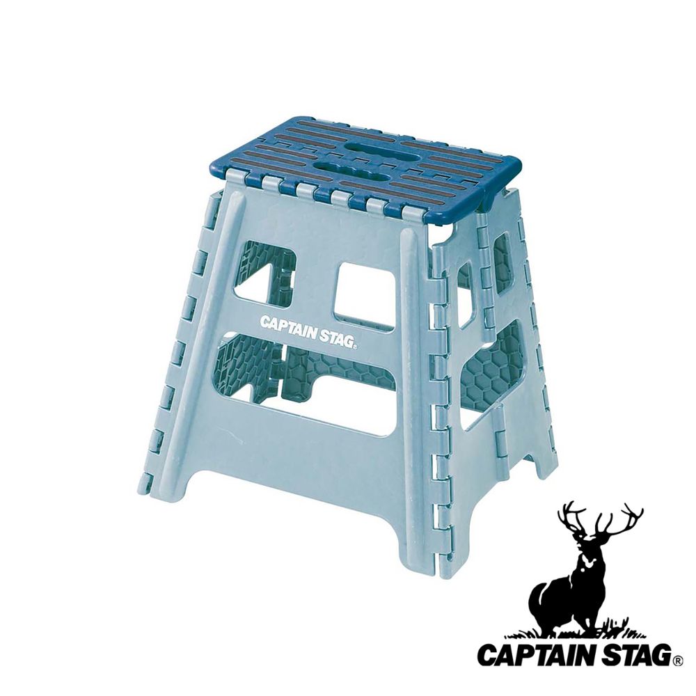 【お得な2個セット】キャプテンスタッグ(CAPTAIN STAG) 折りたためる ステップ M (ブルー) | ステップ ..