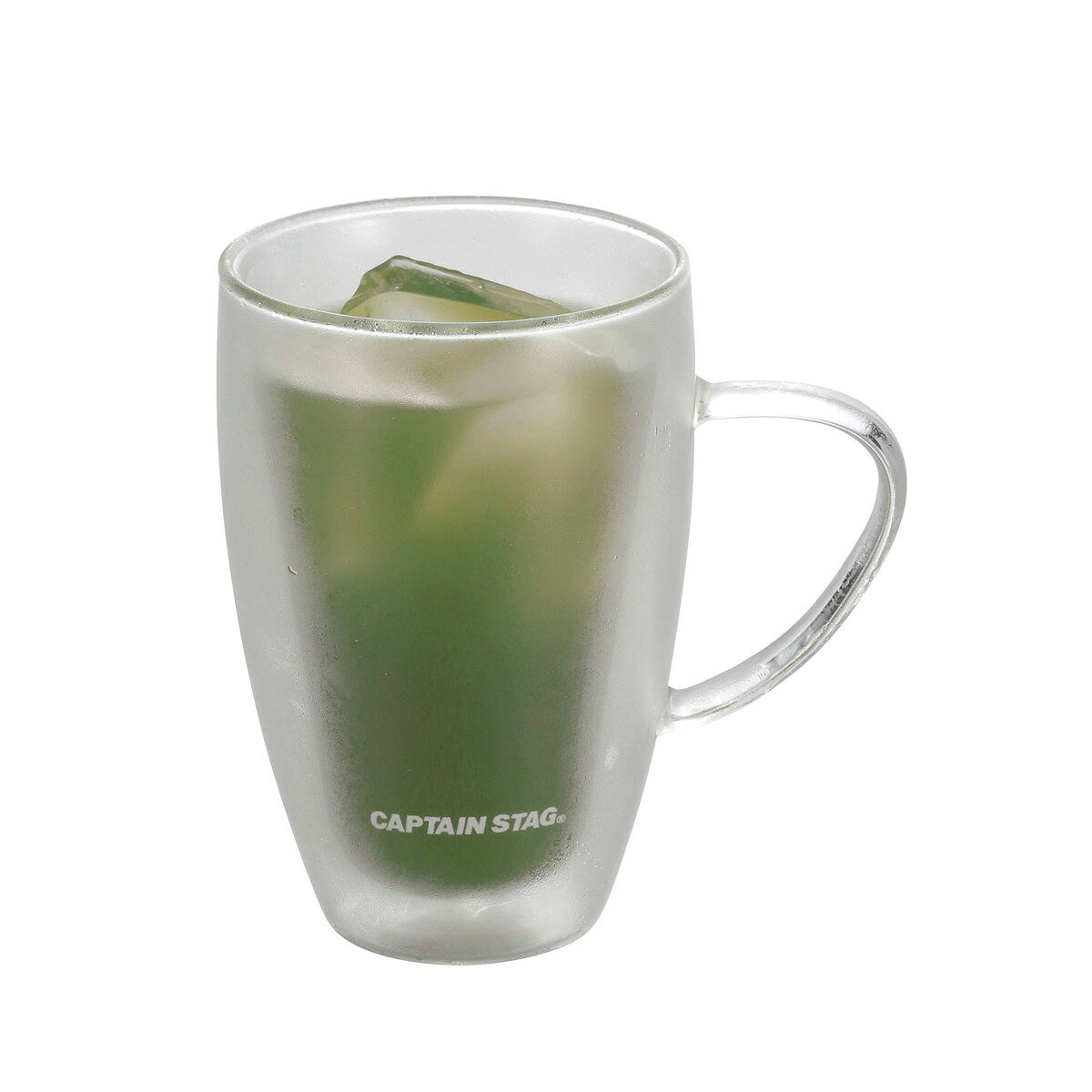 【2個セット】キャプテンスタッグ(CAPTAIN STAG) カップ 320ml (ダブルウォール) | カップ アウトドア 耐熱ガラス 食器 コップ マグカップ 二重構造 キャンプ用品 屋外 バーベキュー クリア 持ち手含む 高さ128mm 保温 保冷 first34-24165337 ファーストFACTORY サンプル画像2
