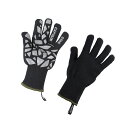 キャプテンスタッグ(CAPTAIN STAG) 耐熱難燃グローブ | キャンプ 手袋 アウトドア グローブ ブラック ストラップ付 パール金属 メンズ レディー...