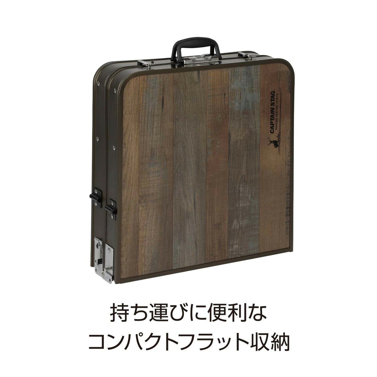 【2個セット】キャプテンスタッグ(CAPTAIN STAG) ビストロ ぴったりキッチンテーブル | ビストロ アウトドア テーブル キャンプ キャンプ用品 屋外 バーベキュー 幅65 奥行45cm アルミ製 ぴっ メンズ レディース 机 釣り具 first34-24165295 ファーストFACTORY サンプル画像3