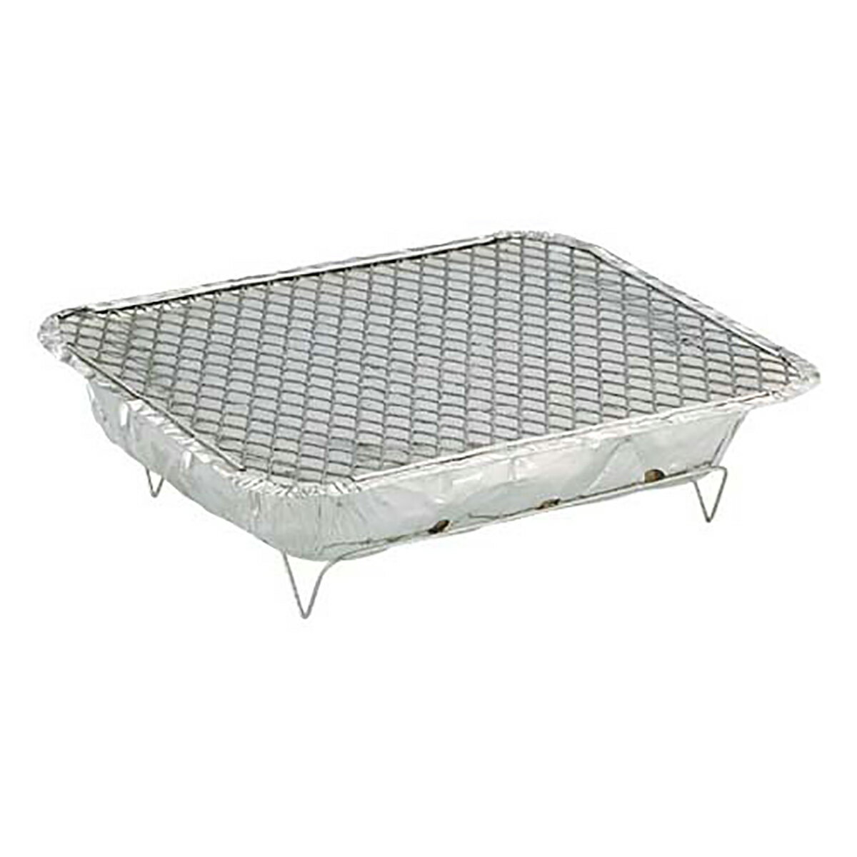 キャプテンスタッグ(CAPTAIN STAG) インスタントグリル | アウトドア パール金属 キャンプ バーベキュー 3人用 燃料 キャンプ用品 屋外 卓上タイプ コンロ グリル 釣り具 簡易式コンロ 使い捨て キャプスタ 約 幅270 奥行220