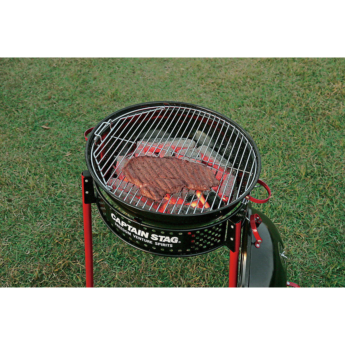 キャプテンスタッグ(CAPTAIN STAG) BBQ アメリカングリル ストレートアミφ410mm | ...