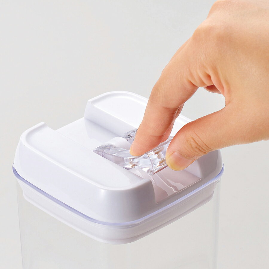 パール金属 レバーDE簡単ロック システムコンテナ2.3L | パール金属 保存容器 調味料入れ キッチン用品 システム コンテナ 食器 調理器具 グッズ プレゼント 密閉容器 角型 容器 ストッカー レバーDE簡単 ロック 簡単 日常 生活 暮らし first34-23083905 ファーストFACTORY サンプル画像2