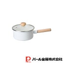 【お得な2個セット】アミュレット ホーローガラス蓋片手鍋18cm(ホワイト) | IH対応 ホーロー 片手鍋 ホワイト アミュレット 18cmG蓋付 蓋付き ホ...