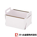 パール金属 フェイクレザー CUBEケース M WHITE | パール金属 CUBEケース
