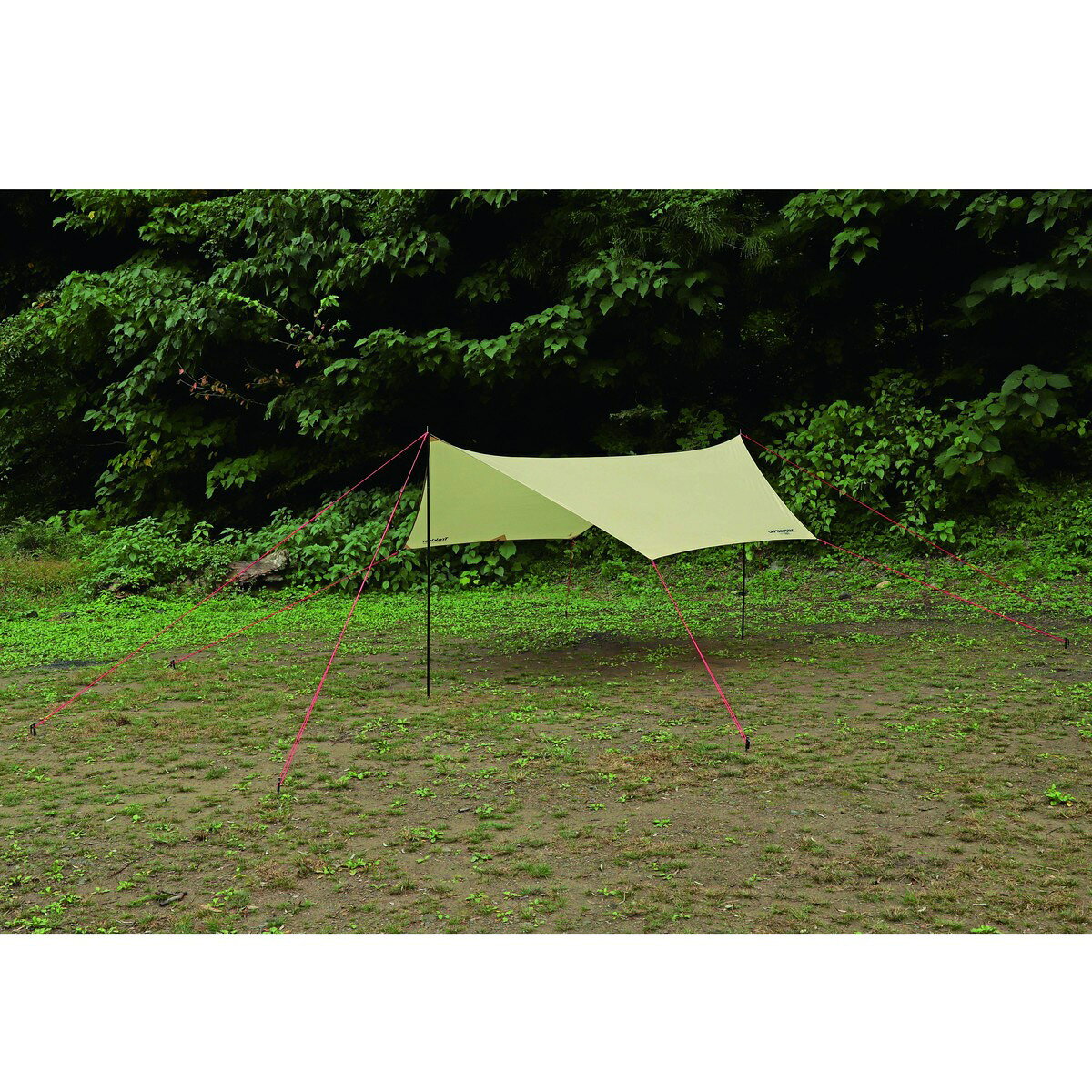 【2個セット】キャプテンスタッグ(CAPTAINSTAG) トレッカー ヘキサタープセット350x280UV (カーキ) UA-1091 | トレッカー カーキ タープ UVカット 4人用 ヘキサタープ アウトドア 2000mm防水 バッグ付き キャンプ用品 屋外 first34-24164300 ファーストFACTORY サンプル画像3