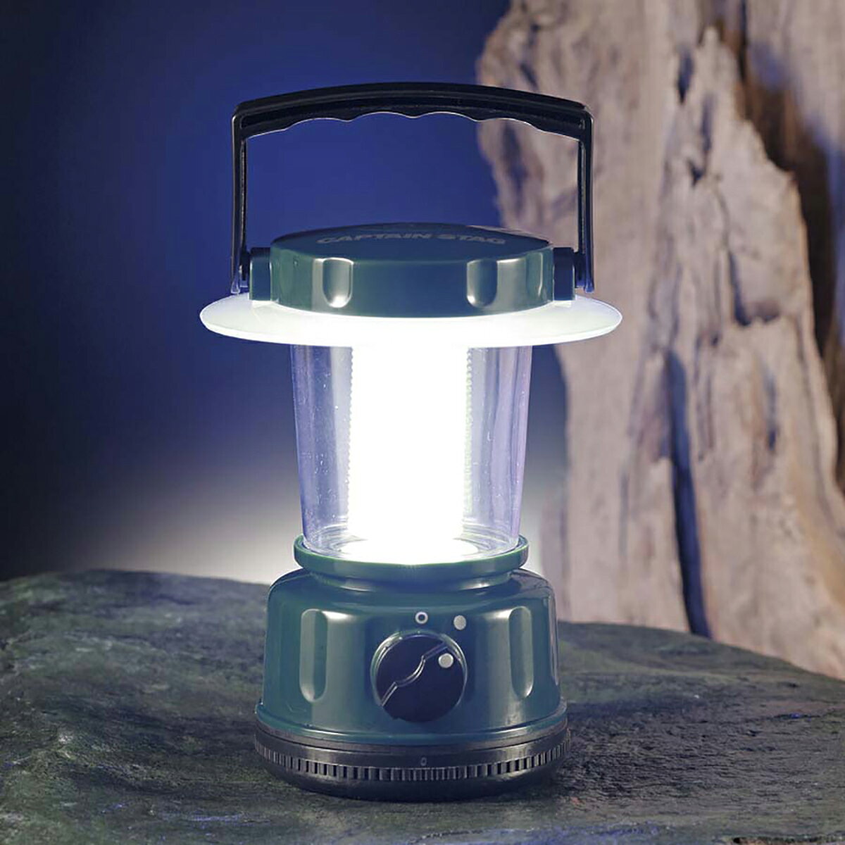 キャプテンスタッグ(CAPTAINSTAG) レギュラー LEDランタン(グリーン) M-5122 | グリーン LEDランタン レギュラー キャンプ ランタン ライト アウトドア パール金属 防災 電池式 照明 バーベキュー 停電対策 防災グッズ first34-23085021 ファーストFACTORY サンプル画像2