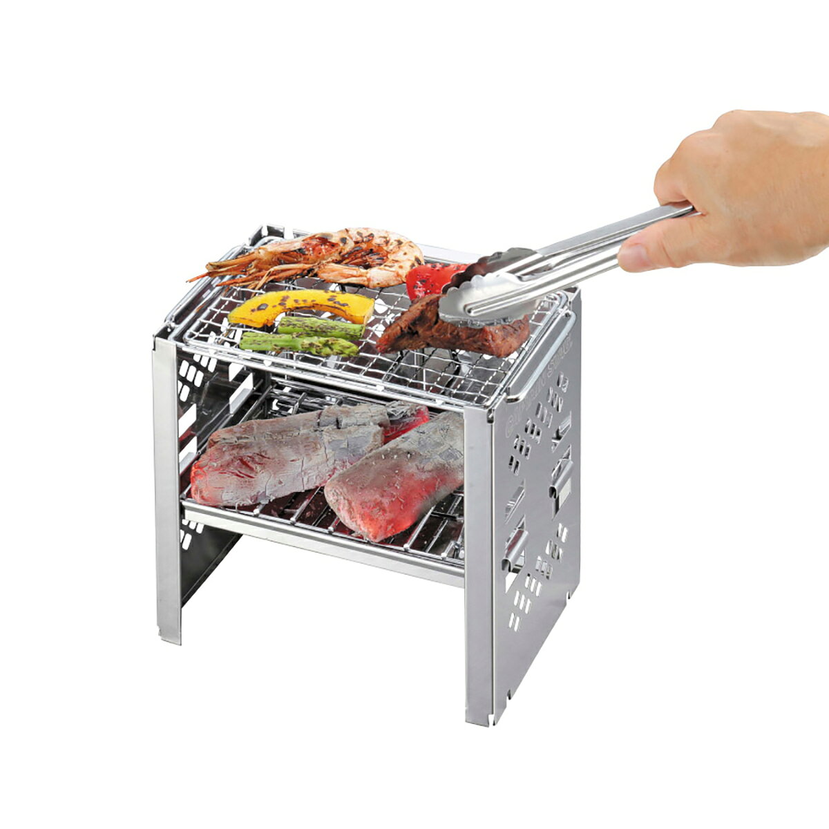 【2個セット】キャプテンスタッグ(CAPTAINSTAG) BBQ 先の付かない ソロトング 18cm UG-3264 | ソロトング 先の付かない アウトドア トング キャンプ 調理器具 用品 クッキング 釣り具 道具 ステンレス キャンプ用品 調理用品 first34-24166337 ファーストFACTORY サンプル画像2