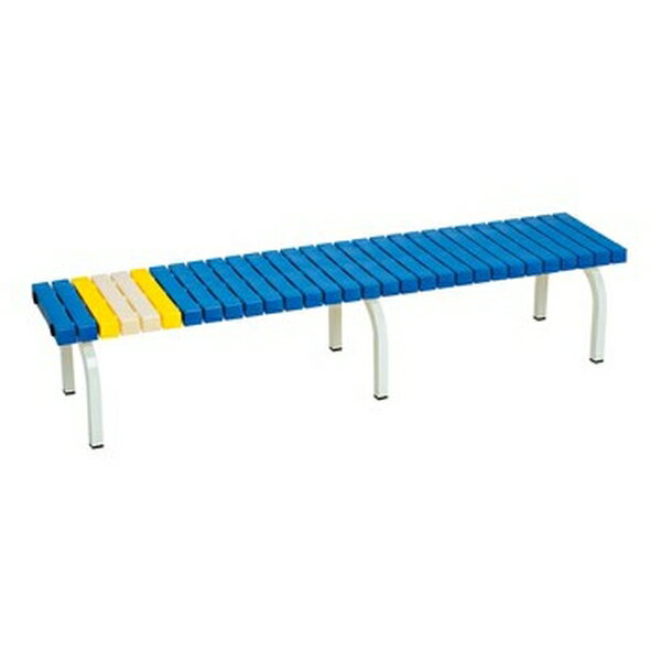 テラモト(TERAMOTO) ホームベンチ 1800 青 BC-302-018-3 [法人限定] | テラモト ホームベンチ 青 チェ..