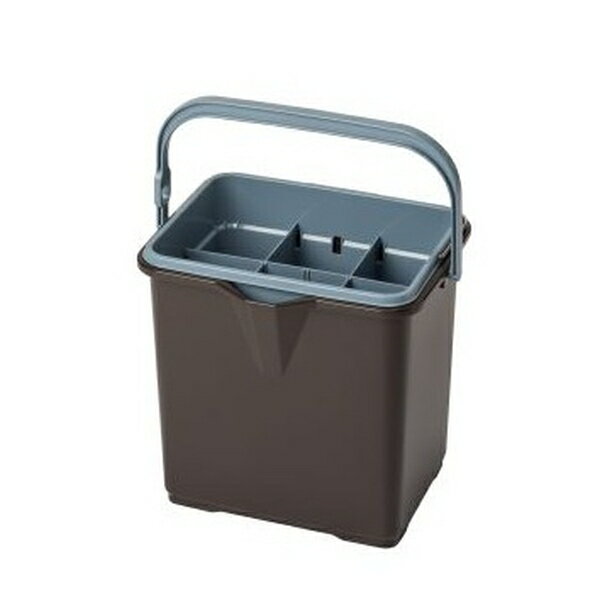 テラモト(TERAMOTO) 仕切付きバケツII ブラウン CE-447-100-4 [法人限定] | テラモト ブラウン バケツ ..