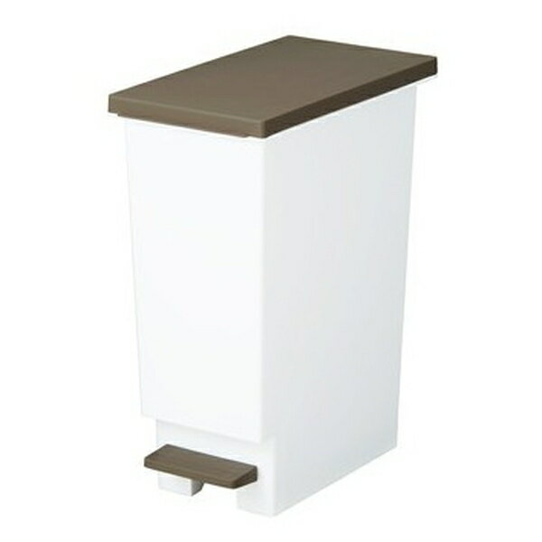 テラモト(TERAMOTO) デオキープ スリムペダル20型 DS-240-720-0 [法人限定] | デオキープ テラモト スリムペダル 20型 ゴミ箱 抗菌 消臭 足踏み開閉 おしゃれ