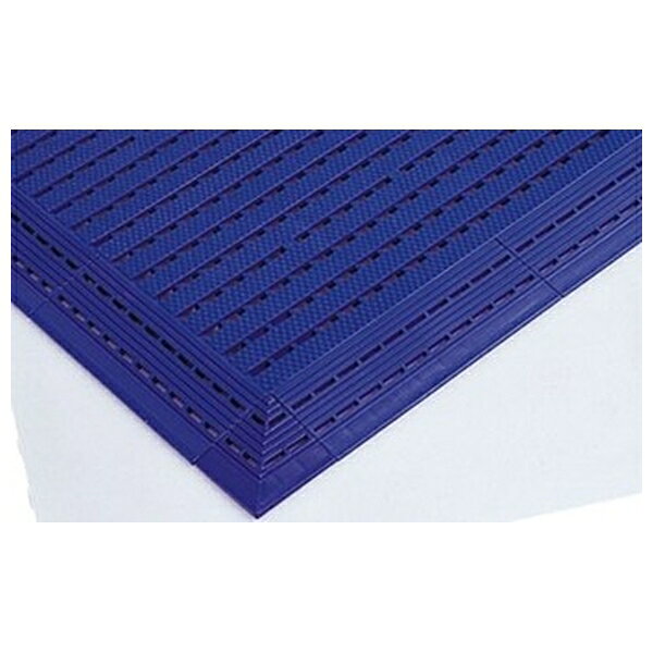 Mats - テラモト(TERAMOTO) エコジョイントスノコ 青 600×600 MR-091-070-3 [法人限定] | 青 テラモト ブルー おすすめ 人気 おしゃれ ガレージ