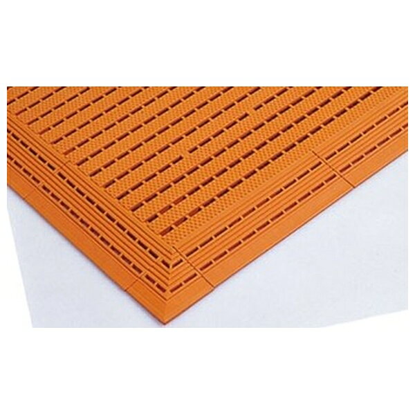 テラモト(TERAMOTO) エコジョイントスノコ オレンジ 600×600 MR-091-070-5 [法人限...