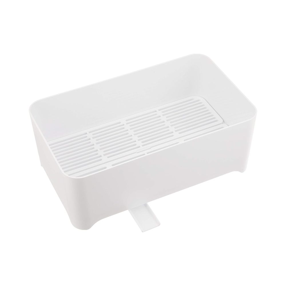 和平フレイズ RG-0439 フロウト 洗い桶水切りかご(M) | フロウト 水切りかご 洗い桶 ホワイト 水が流れ..