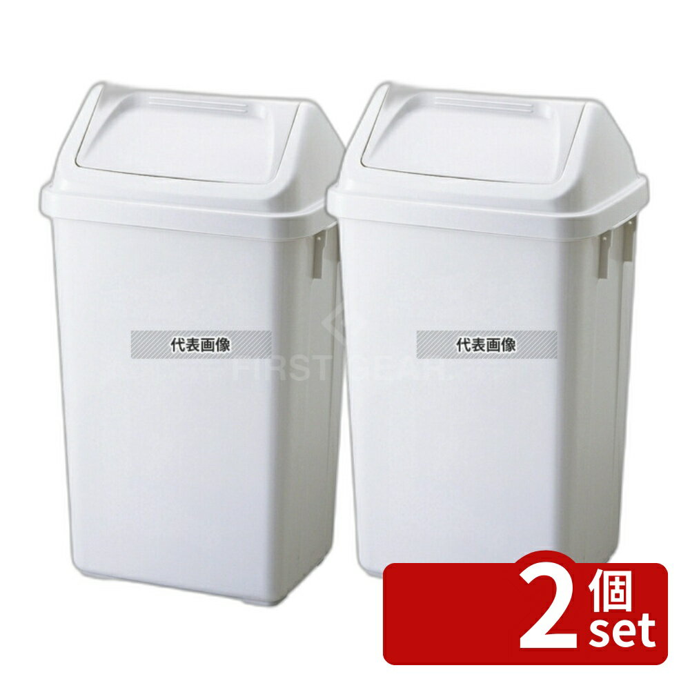【2個セット】RISU(リス) H&H 長角型 ダストペール 36DS 36L 381×280×H633mm 清掃/衛生用品 No.1197500