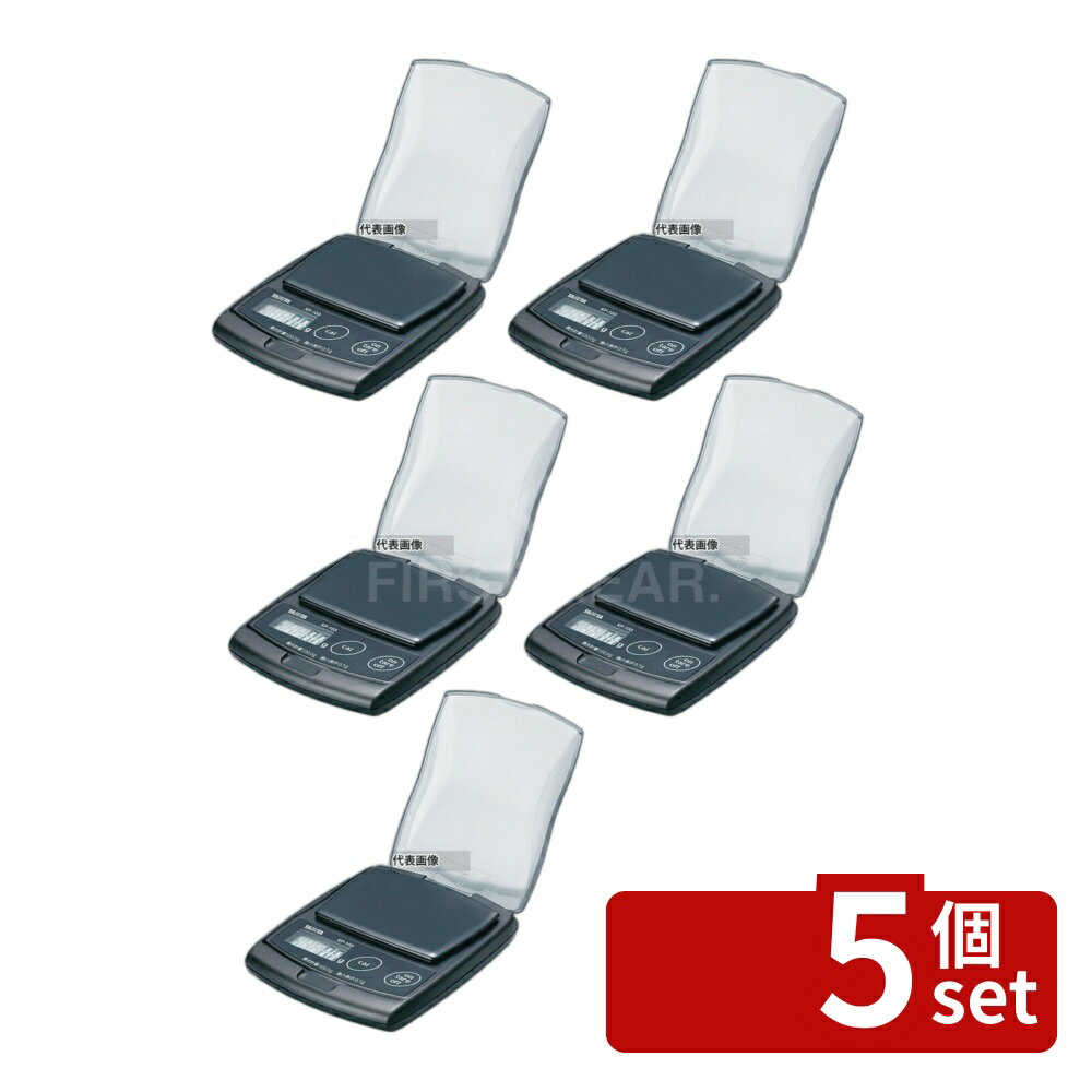 【5個セット】TANITA(タニタ) ポケッタブルスケール 120g KP-103-BK 113×90×H20 ハカリ No.3071200