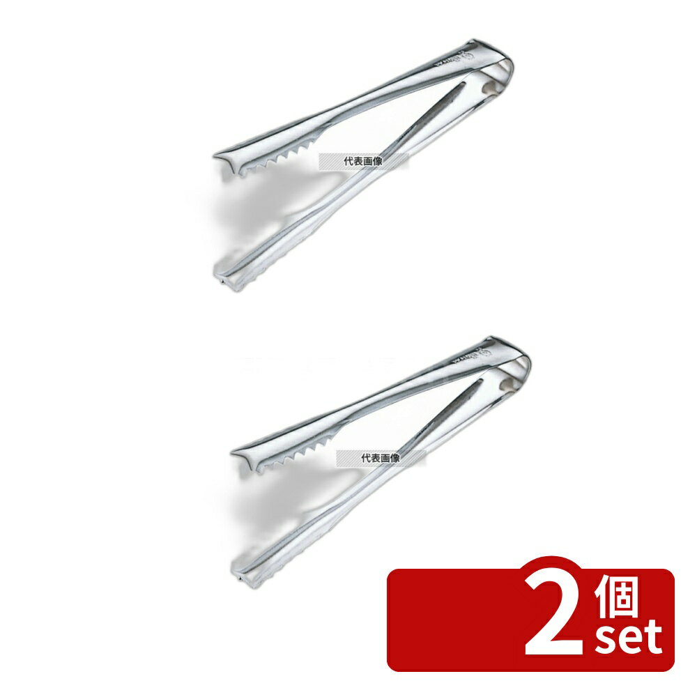 【2個セット】日本メタルワークス 18-8(ステンレス) IKD 抗菌 棒型アイストング 全長150 150 ワイン/バー用品 No.6298700