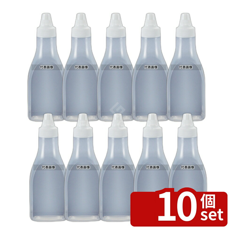 Spice Containers - 【10個セット】ドレッシングボトル (ネジキャップ式) FD-360 360ml ホワイト 360ml 73×48×H176 調味料入れ No.6480600