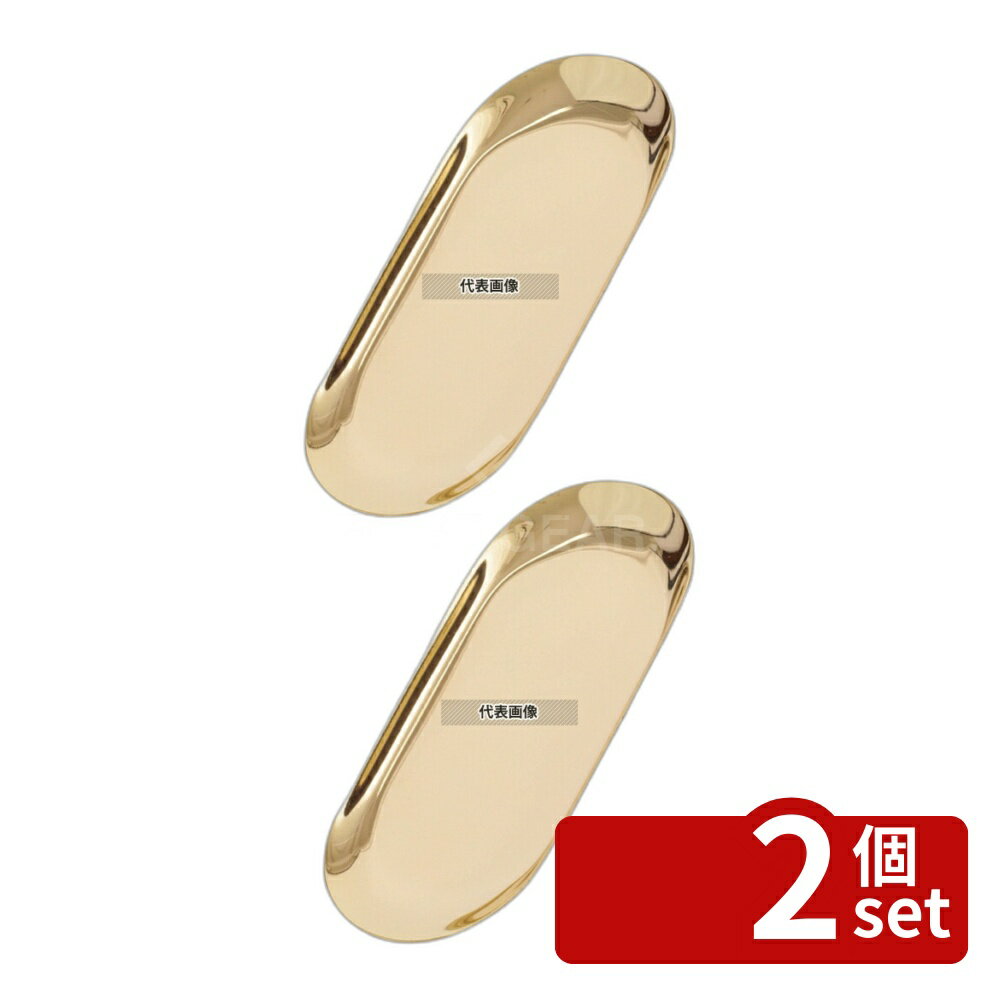 【2個セット】TOMOYA(友屋) ゴールドトレー GL-13S 60823-01 177×82 店舗備品/防災用品 No.3825310