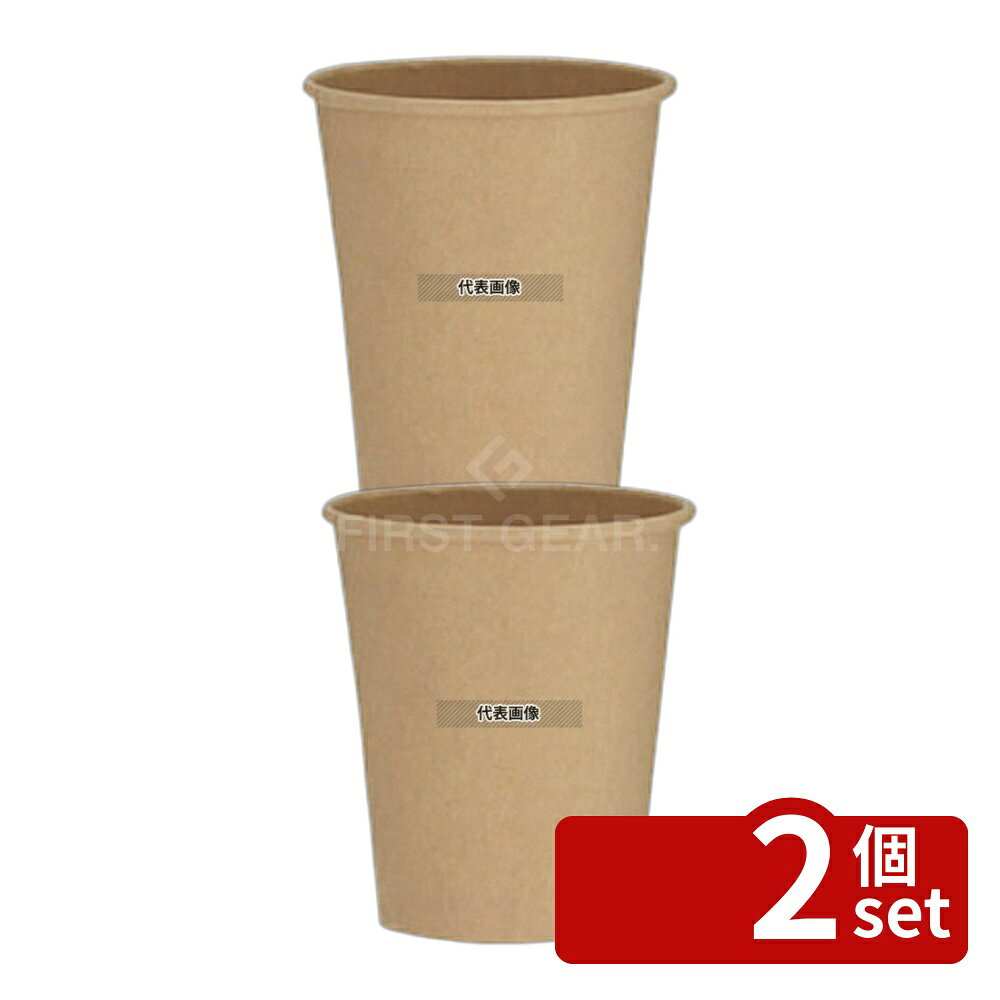 【2個セット】アートナップ 未晒シカップ 5オンス (100個入) PS-303N 150ml φ65×H73 カップ No.4473612